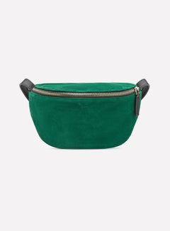 Hip Bag Can Suede Green