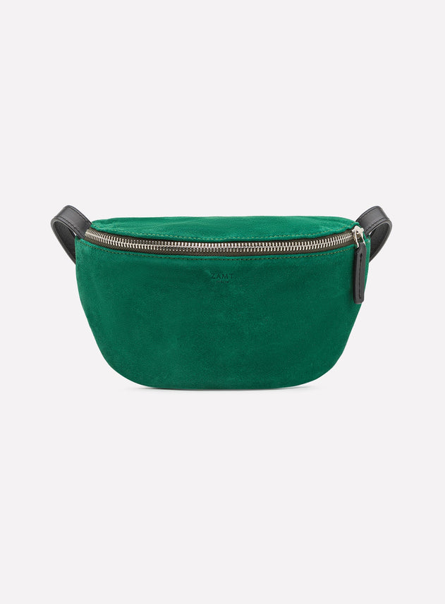 Hip Bag Can Suede Green