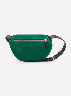 Hip Bag Can Suede Green