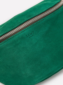 Hip Bag Can Suede Green