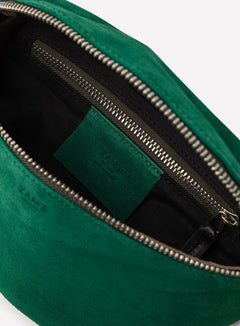 Hip Bag Can Suede Green