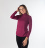 CASAGiN - Turtle Neck Natural Fabric Ruby Red, image no.1