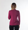 CASAGiN - Turtle Neck Natural Fabric Ruby Red, image no.4