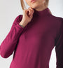 CASAGiN - Turtle Neck Natural Fabric Ruby Red, image no.2