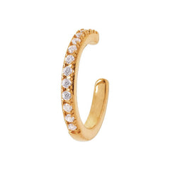 Classic Zirconia Earcuff Gold