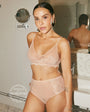 UNDERSTATEMENT - Lace Mesh Triangle Bralette Naked, image no.3