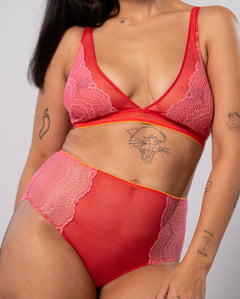 Lace Highwaist Briefs Kahlo