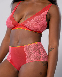Lace Highwaist Briefs Kahlo