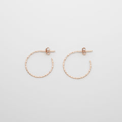 Tiny Twisted Hoops