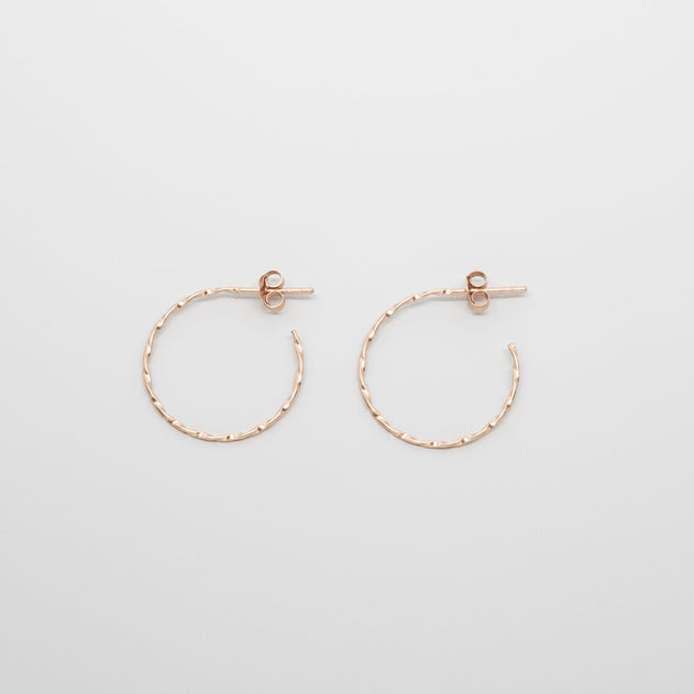 Tiny Twisted Hoops