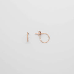 Tiny Twisted Hoops