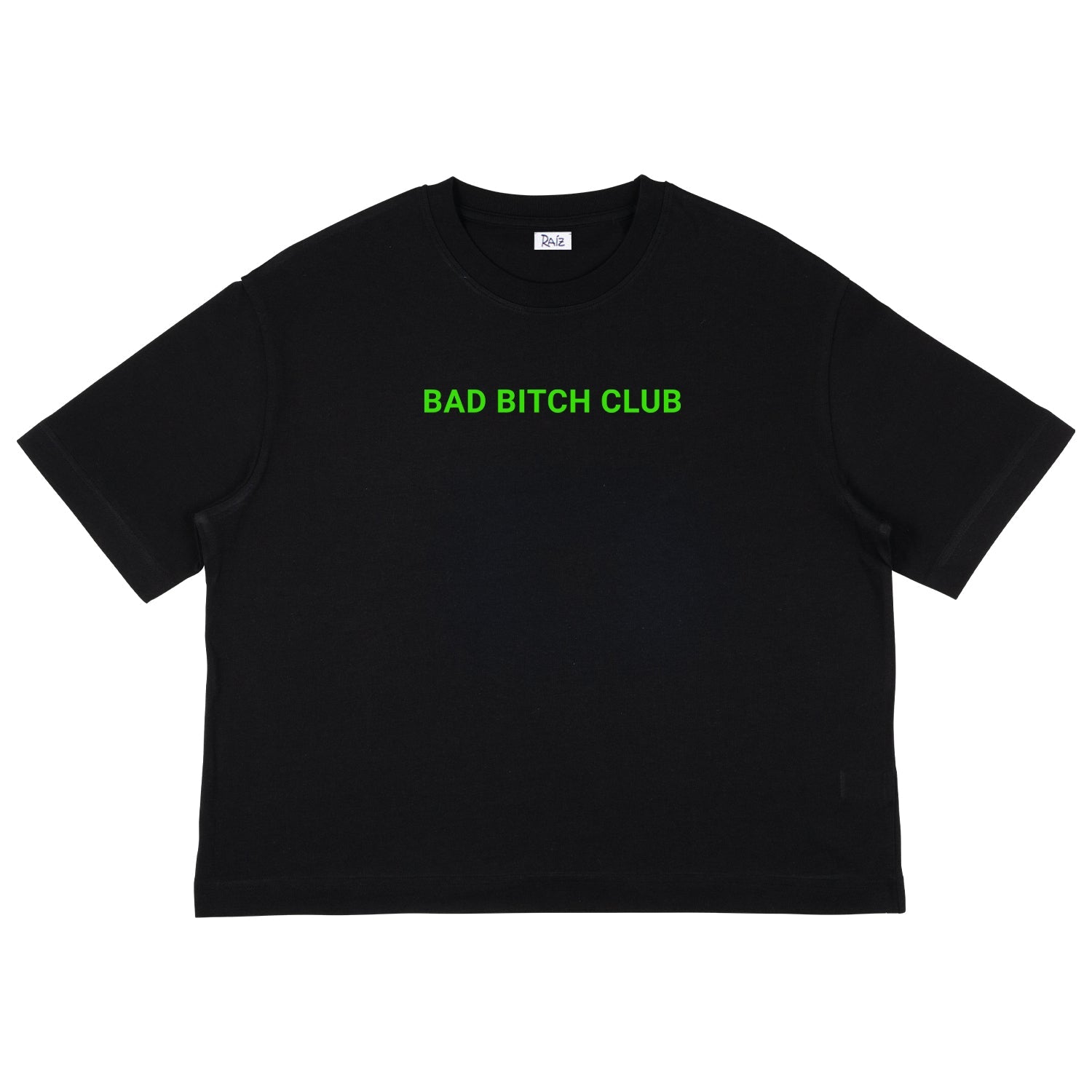 Crop Bad Bitch Club T-Shirt Black