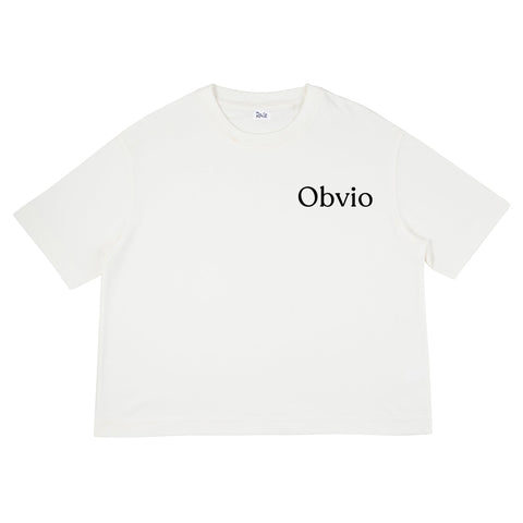Obvio Crop T-Shirt White