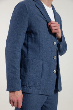 Curzio Recycled Denim Blazer