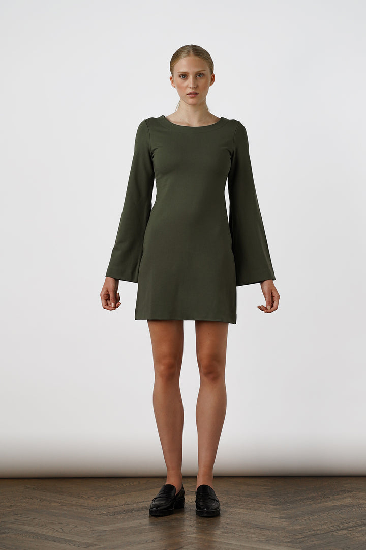 RESIDUS - Cyril Dress Forest Green