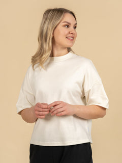 Vanilla Boxy T-Shirt Off-White