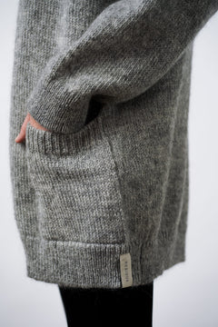Edda Knitted Cardi Grey