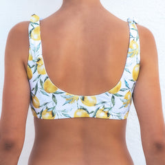 Side Loop Top Print Lemon