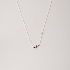Baguette Necklace Black