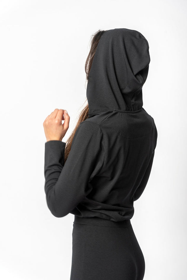Jumpsuit With Hood Black