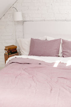 Linen Bedding Set Dusty Rose