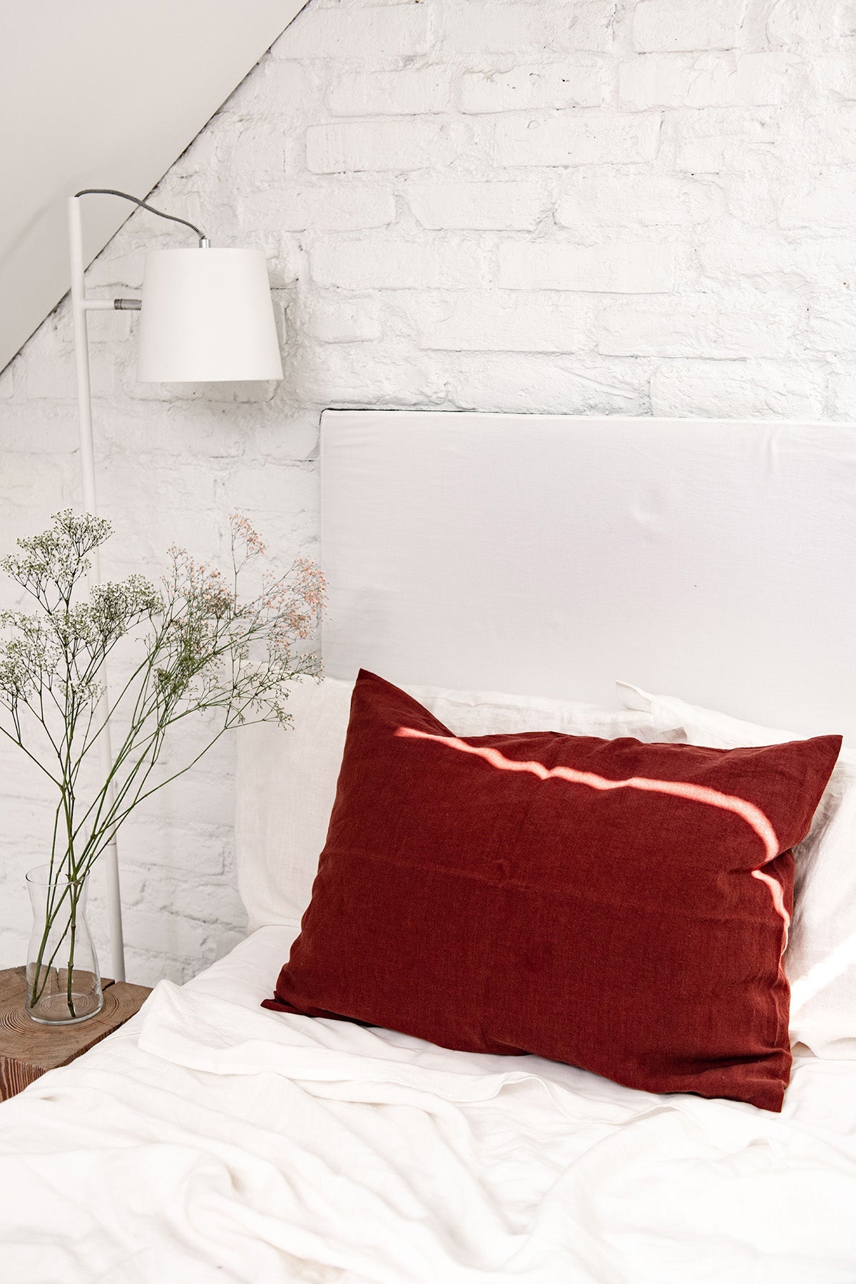 Linen Pillowcase Terracotta