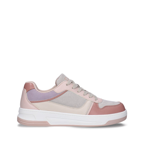 Dara Pink Lace-up Sneakers