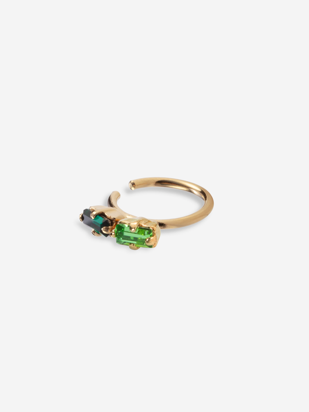 Denis Single Earcuff Green