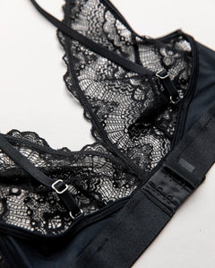 Plunge Bralette Saboteur Black