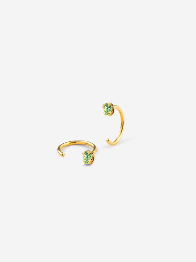 Dimitri Earrings Green