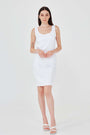 Haris Cotton - Sleeveless Jersey Linen Blend Stretch Dress, image no.1