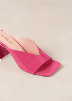 Tasha Leather Sandals Pink