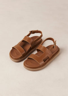 Lorelei Leather Sandals Brown