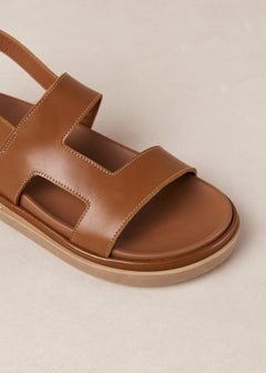 Lorelei Leather Sandals Brown