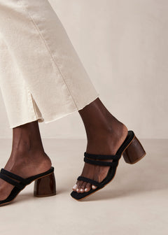 Indiana Leather Sandals Black