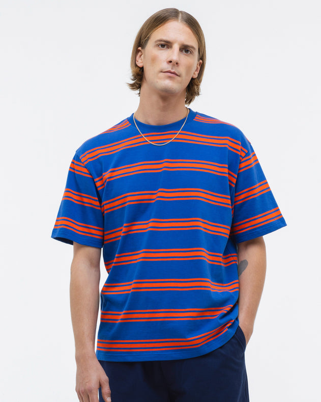 The Chair T-Shirt Striped Blue/Red