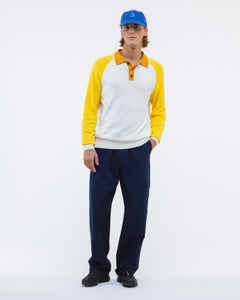 The Room Polo Collar Sweater Yellow