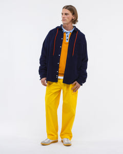 The Room Polo Collar Sweater Orange/Navy
