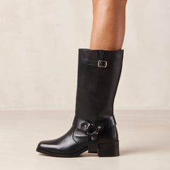 Rocky Leather Boots Black