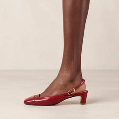 Lindy Leather Pumps Bliss Red