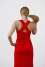 RESIDUS - Emile Dress Scarlet Red, image no.4