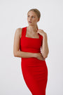 RESIDUS - Emile Dress Scarlet Red, image no.2