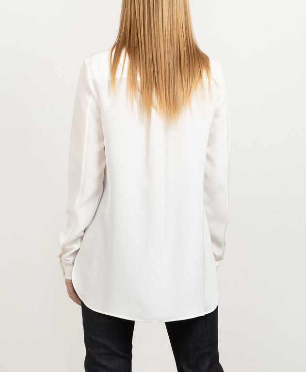 Essential Silk Shirt Off White