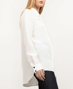 Essential Silk Shirt Off White