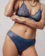 UNDERSTATEMENT - Satin Lace Cheeky Faded Blue, image no.5