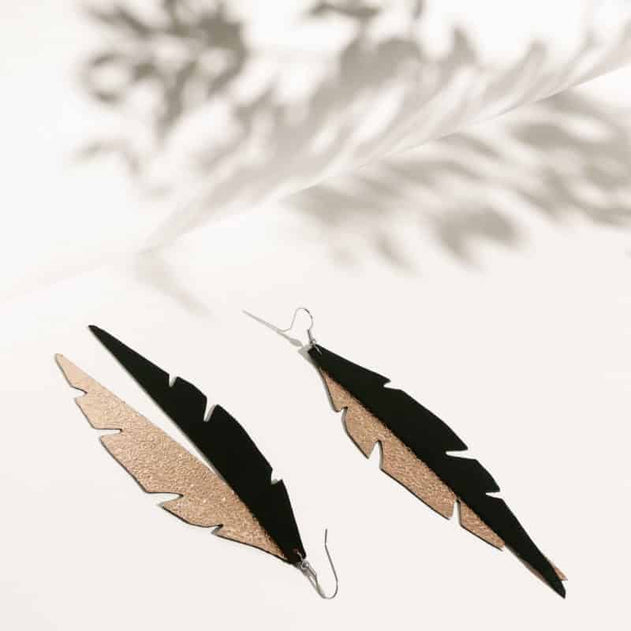 Feathers Glam Earrings