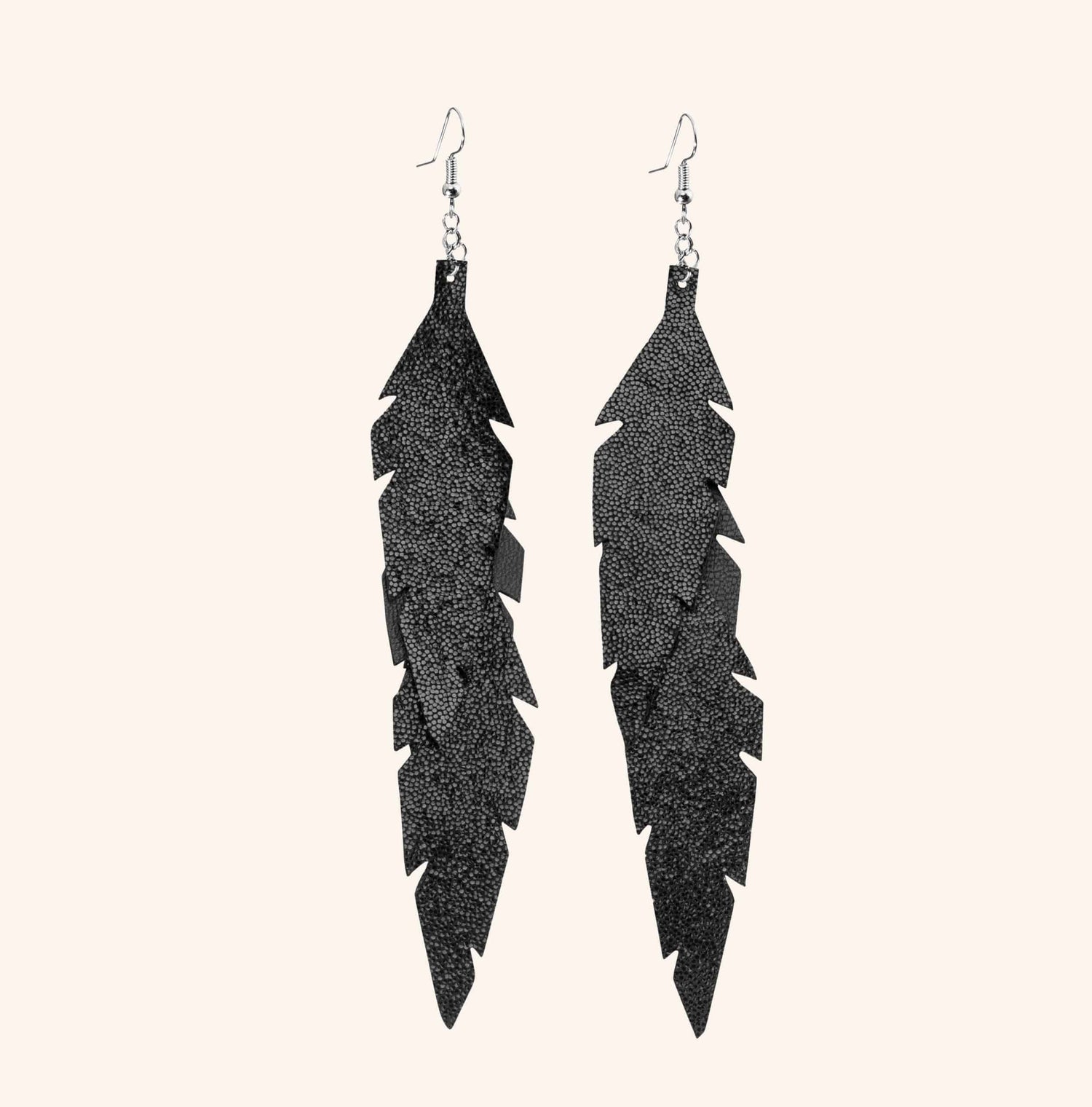 Feathers Midi Trio Earrings