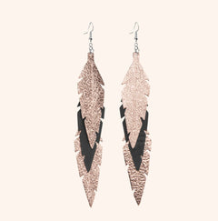 Feathers Midi Trio Earrings