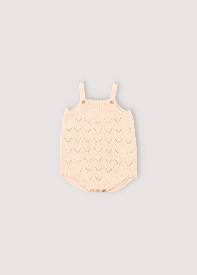 Franklin Knitted Baby Body Natural White
