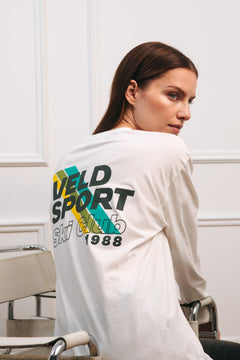 Beverly Après Ski Long Sleeve T-Shirt White